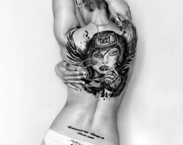 Skin-Deep Art on a Female Body